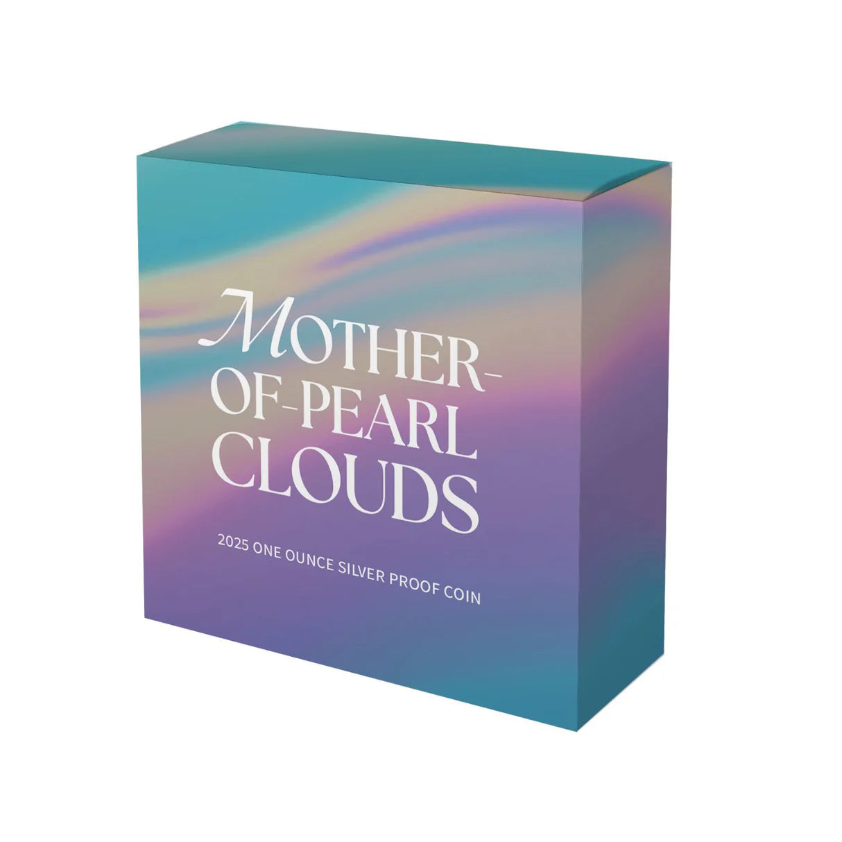 2025 1oz Silver Mother Of Pearl Clouds Coin - Mintage: 2,000