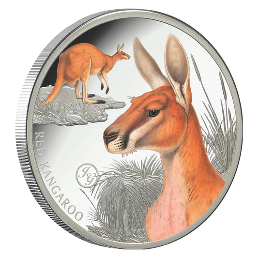 2026 Red Kangaroo 1oz Silver Coin - Mintage: 750