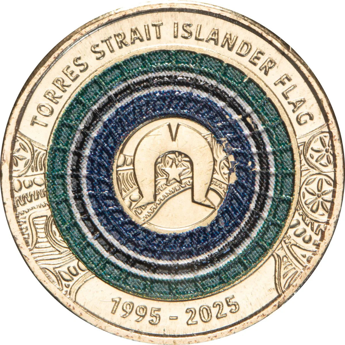 $2 2025 Torres Strait Islander Flag - CIRCULATED
