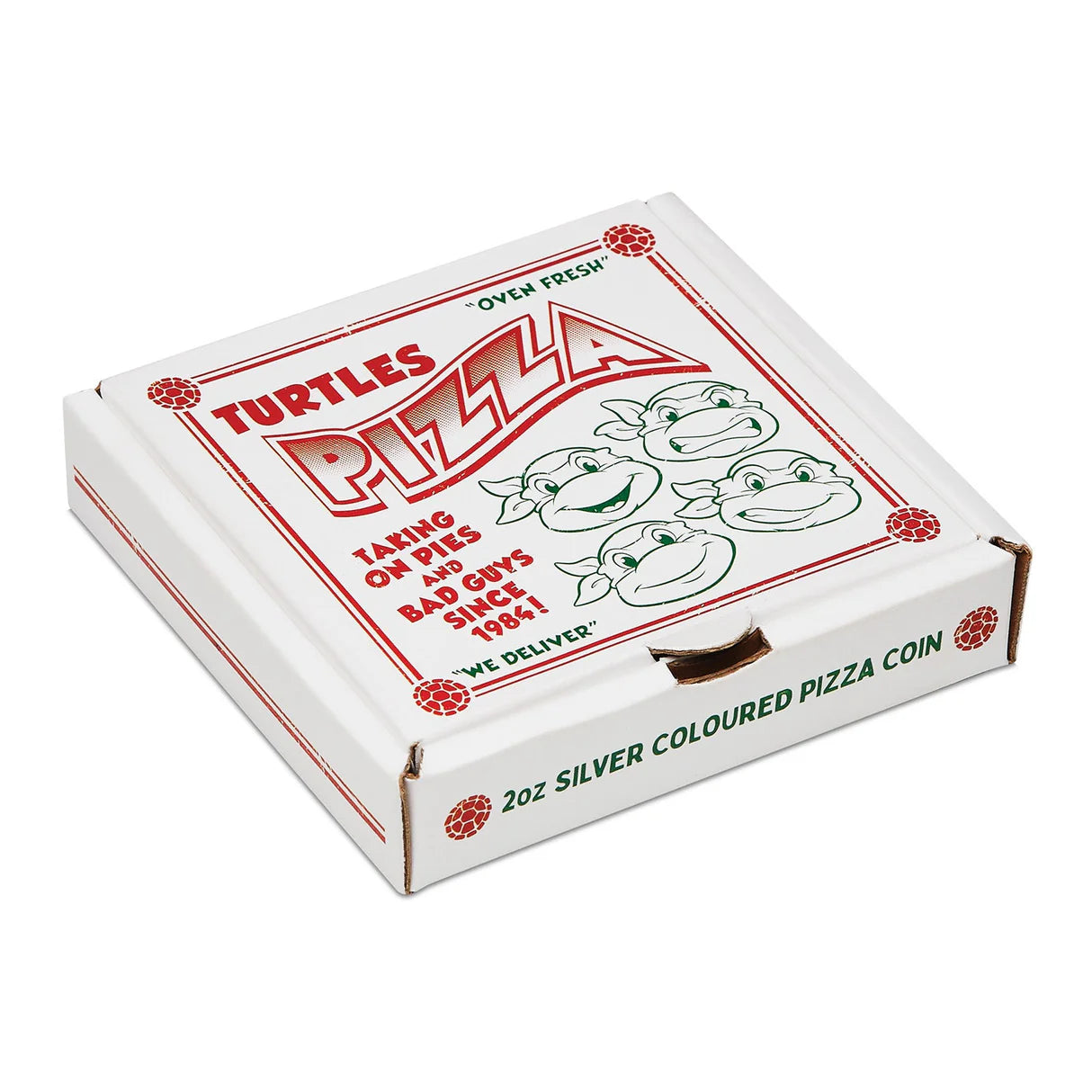 2025 2oz Silver TMNT Pizza Coloured Coin Mintage: 1000