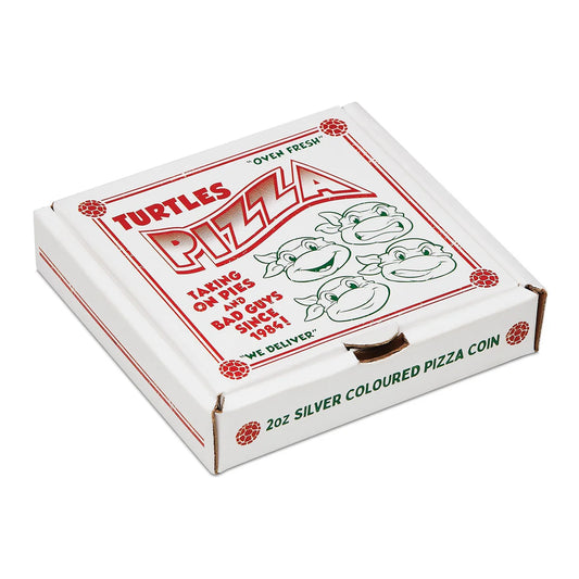 2025 2oz Silver TMNT Pizza Coloured Coin Mintage: 1000