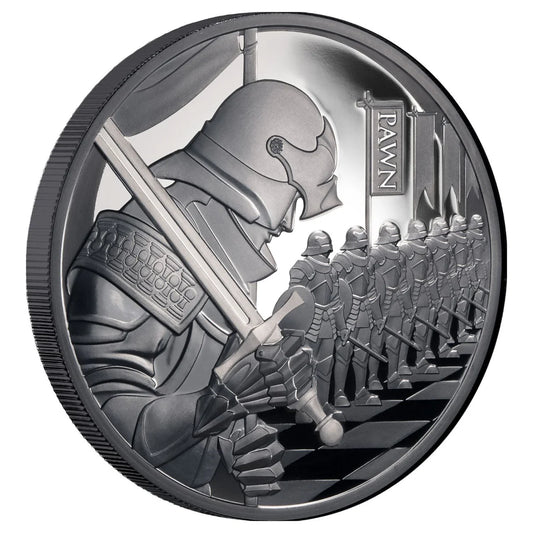2026 1oz Silver CHESS | PAWN Coin - Mintage: 999