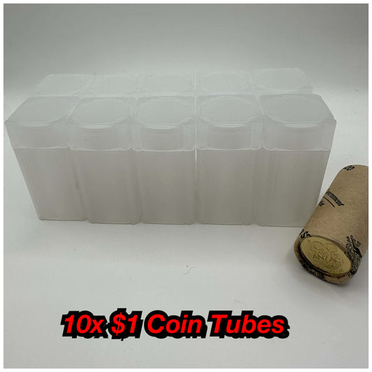 10x $1 Coin Tube