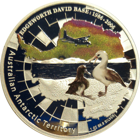 2006 1oz Edgeworth David Base Antarctic Territory - Mintage: 7,500