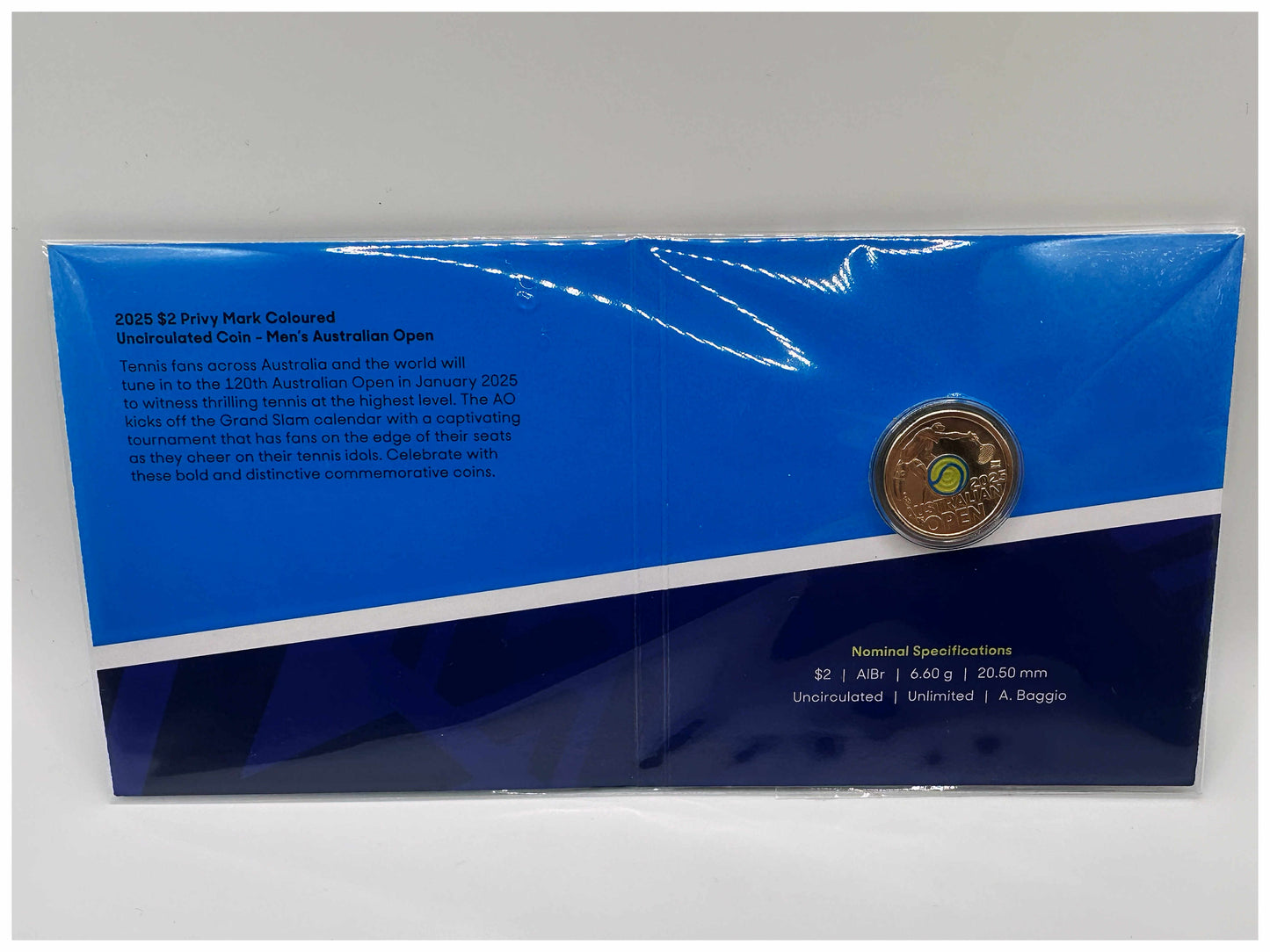 2025 Australian Open Men’s Privy Mark FLURO $2