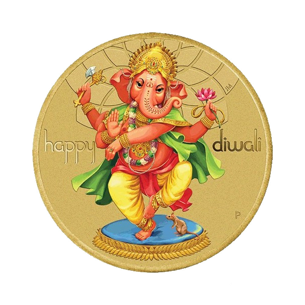 2018 $1 Diwali ANDA PNC - Mintage: 500