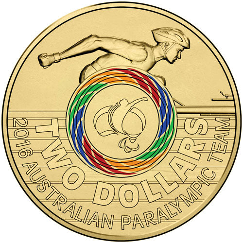 6x $2 2016 RIO OLYMPIC COINS - CIRCULATED SET