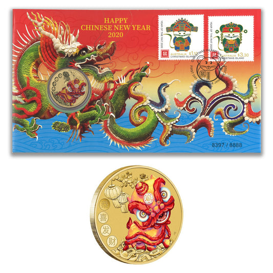 2020 $1 Year Of The Rat PNC Mintage: 8,888