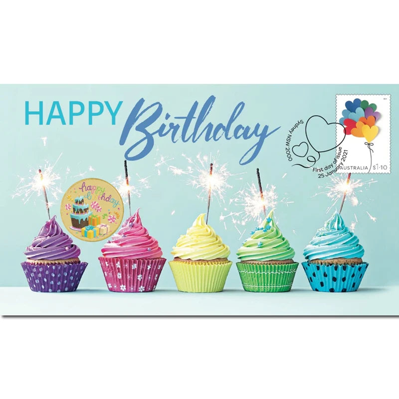 2021 $1 Happy Birthday PNC - Mintage: 6,500