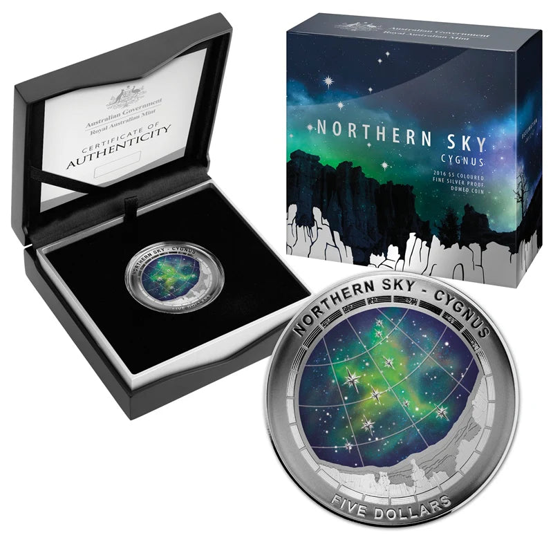 2016 1oz Northern Sky Cygnus Coin - Mintage: 5,000