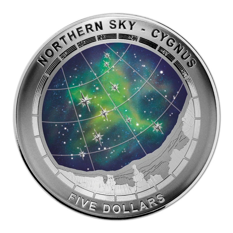 2016 1oz Northern Sky Cygnus Coin - Mintage: 5,000