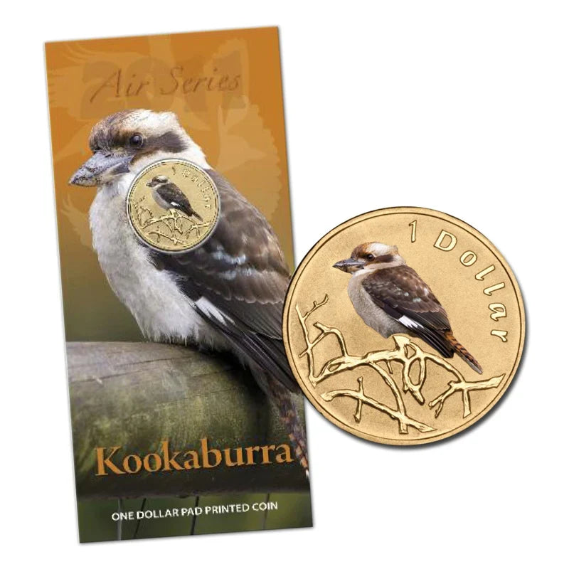 2011 $1 Kookaburra Air Series Carded Coin - Mintage: 25,019