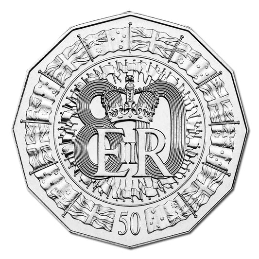 2006 50c Queen Elizabeth's 80th Birthday - Carded Mintage: 28,191