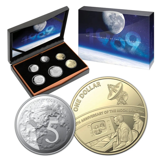 2019 RAM Proof 6x Moon Landing Coin Set – Mintage: 16,573