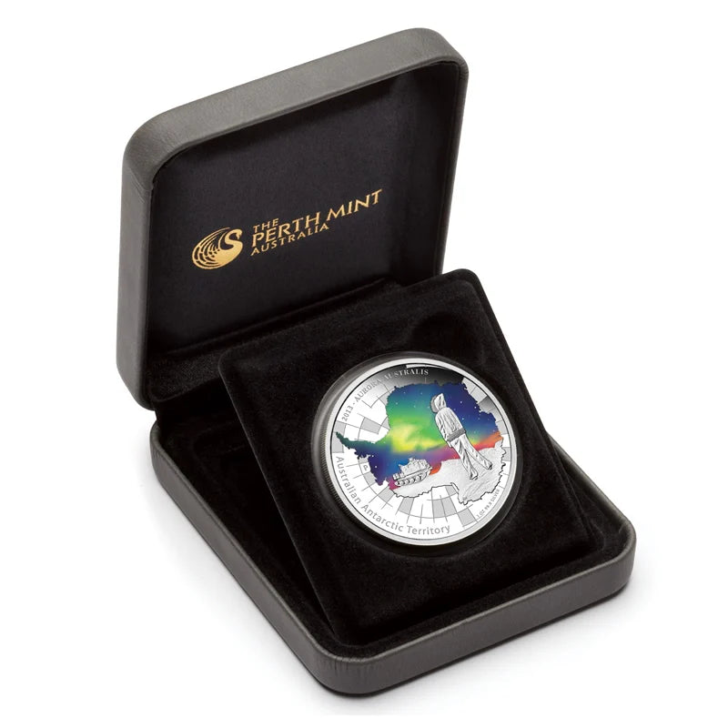 2013 1oz Aurora Australis Antarctic Territory - Mintage: 7,500
