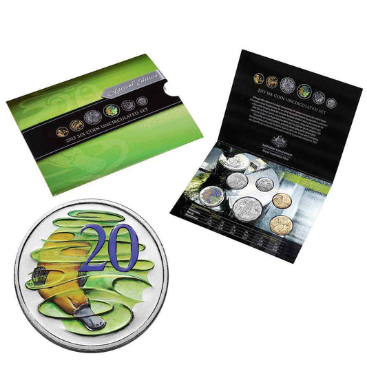 2013 6x Coin Hyper Metallic 20c RAM Year Set - Mintage: 44,790