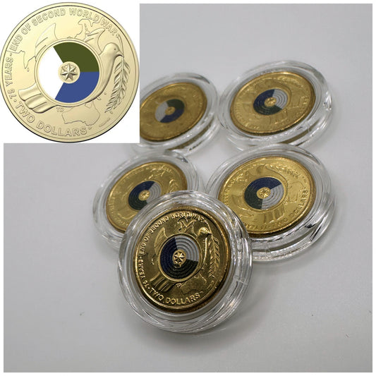 1x UNC 2020 World War 2 Dove $2 Coin - In Lighthouse Capsule