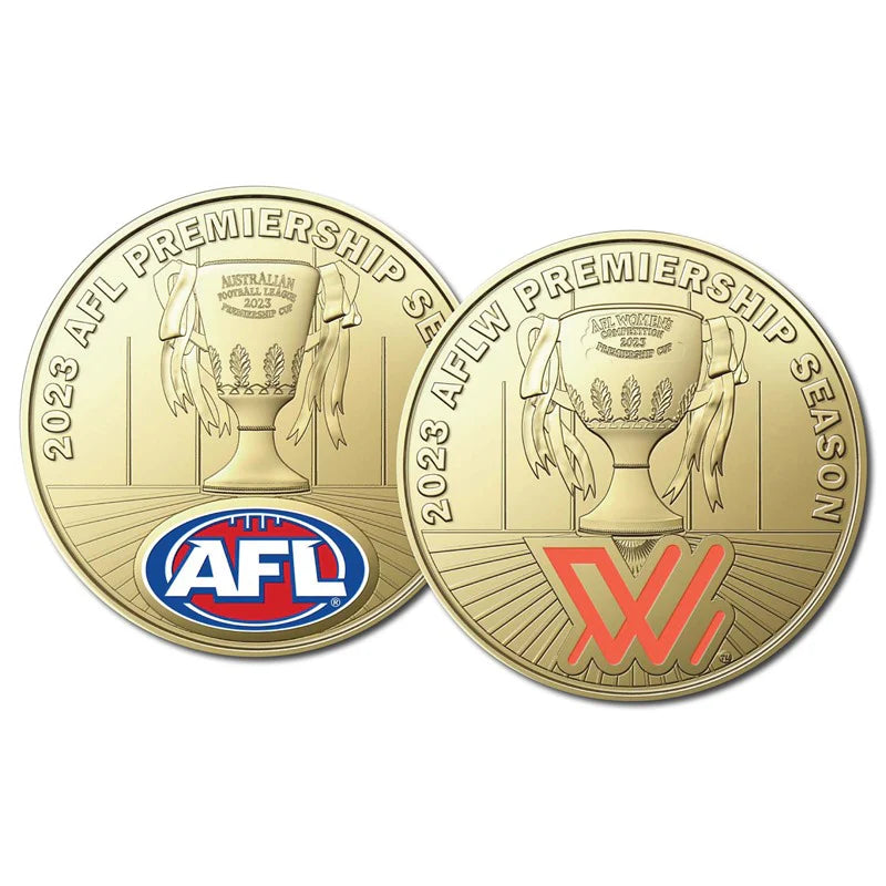 2023 Australian Football League – 20x UNC $1 Coin Folder & Coin Tube - Unopened