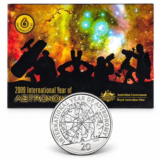 2009 6x Coin Year Of Astronomy RAM Year Set - Mintage:  50,957