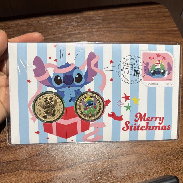2025 $1 Disney Merry Stichmas PNC - Mintage: 6500
