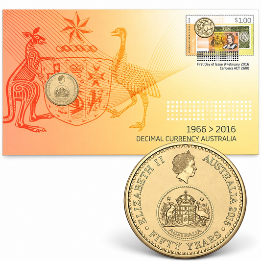 2016 Changeover 50th Anniversary $1 PNC - Mintage: 9,000
