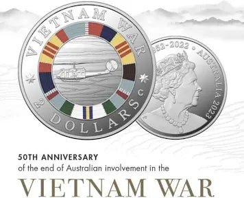 2023 $2 Vietnam War 'C' Mint Silver Proof Coin