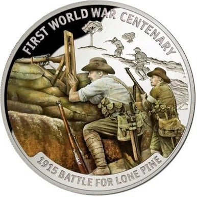 2016 0.804oz Silver Battle For Lone Pine - Mintage: 5,000