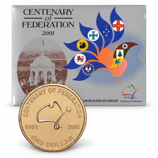2001 6x Coin UNC Federation RAM Year Set - Mintage:  90,822