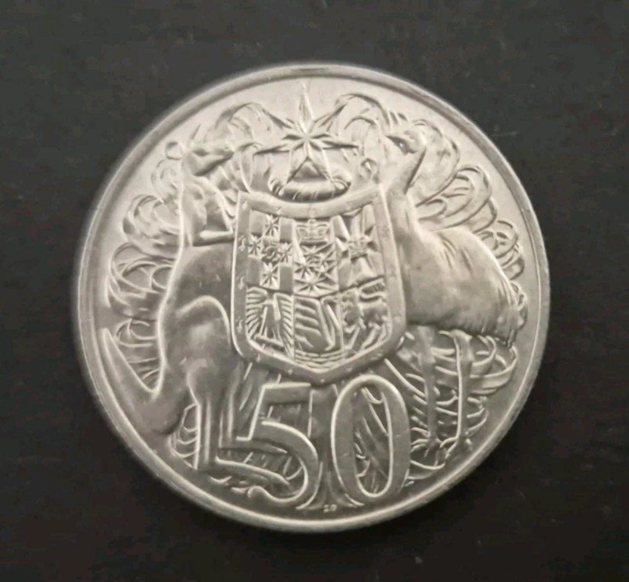 1x 1966 Circulated Round 50c Coin (80% Silver - 1/3oz) - In Lighthouse Capsule