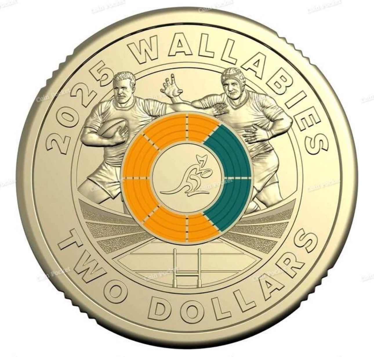 1x UNC Wallabies & Wallaroos $2 Coin Bundle - In Lighthouse Capsules