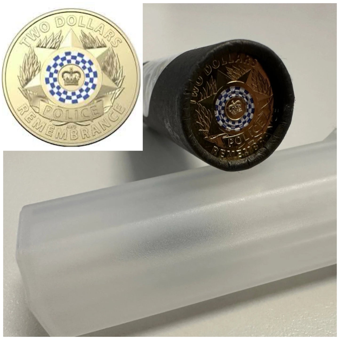2019 $2 Police Cotten & Co Roll – Includes Protective Tube & Sticker