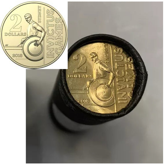 2018 $2 Invictus Games Cotton & Co - Includes Protective Tube & Sticker