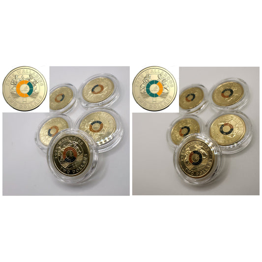 1x UNC Wallabies & Wallaroos $2 Coin Bundle - In Lighthouse Capsules