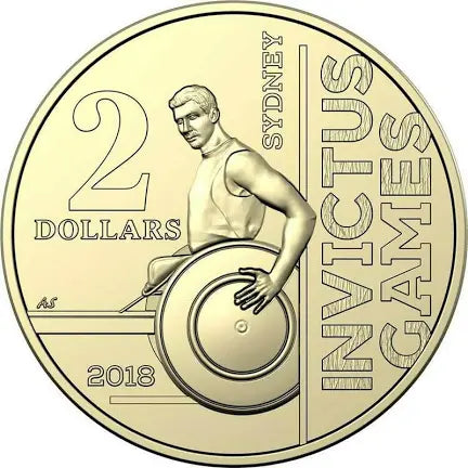 1x UNC 2018 Invictus Games $2 Coin - In Lighthouse Capsule