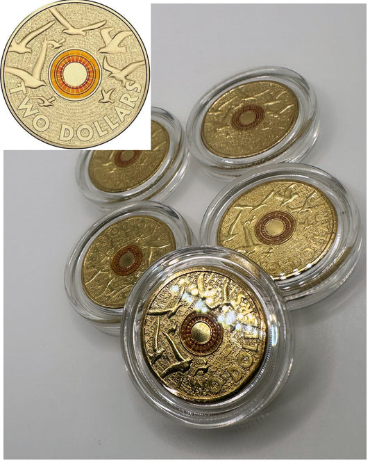 1x UNC 2015 Flanders Field $2 Coin - In Lighthouse Capsule