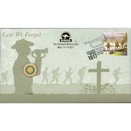 2017 $2 Mosaic Lest We Forget PNC (Mintage: 9000)