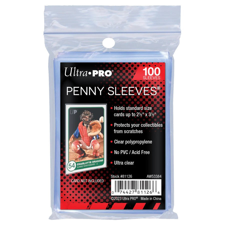 100x Penny Sleeves - Ultra PRO Standard Card Size