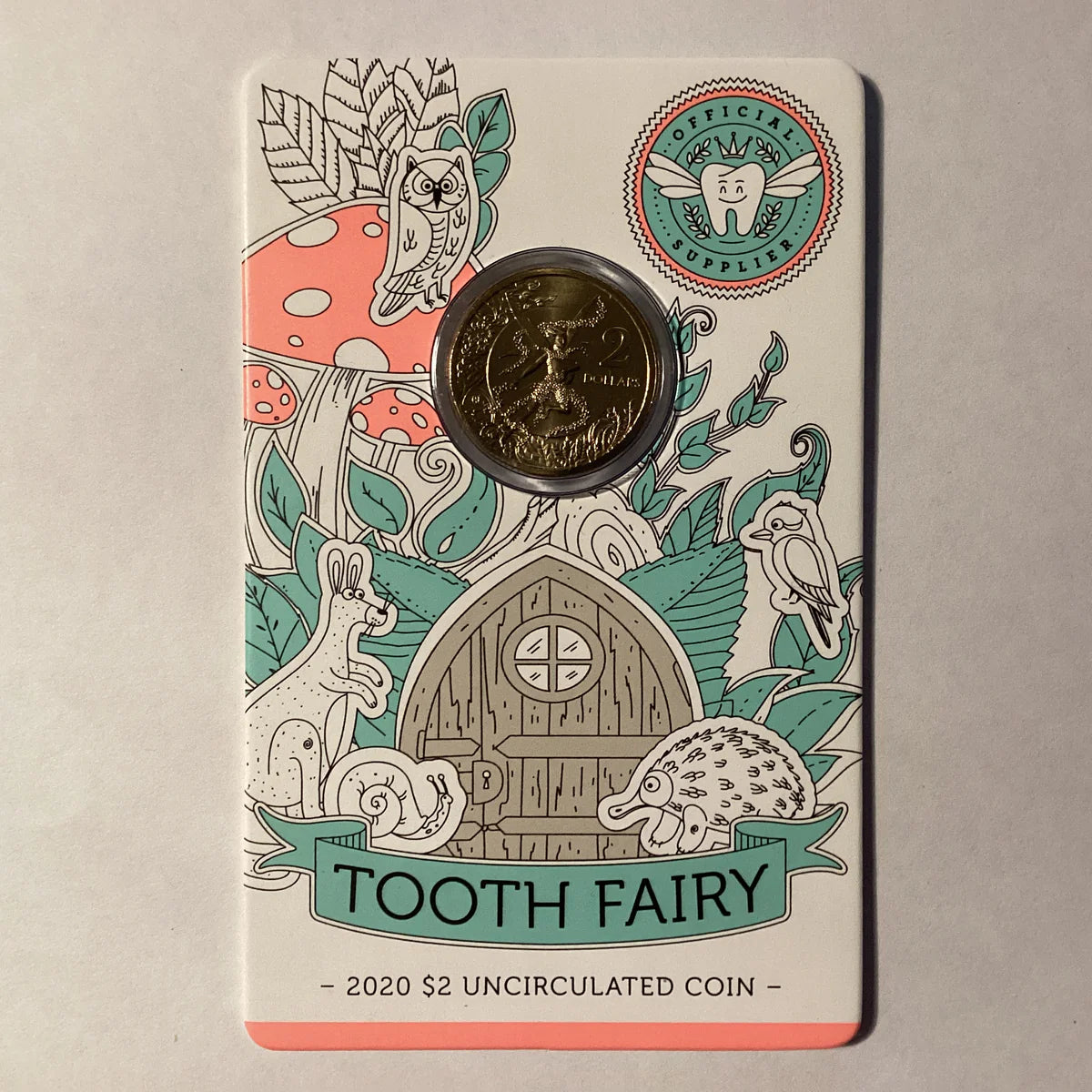 2020 $2 1x UNC Tooth Fairy Coin