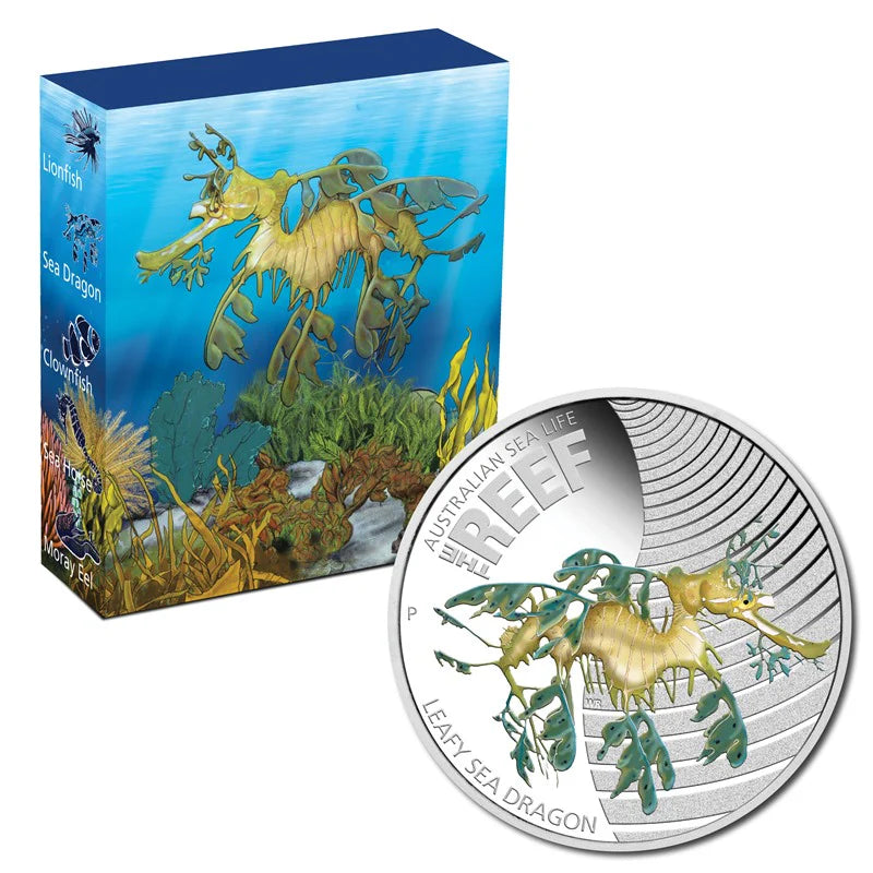 2009 1/2oz REEF Sea Dragon Coloured Coin Mintage: 10,000