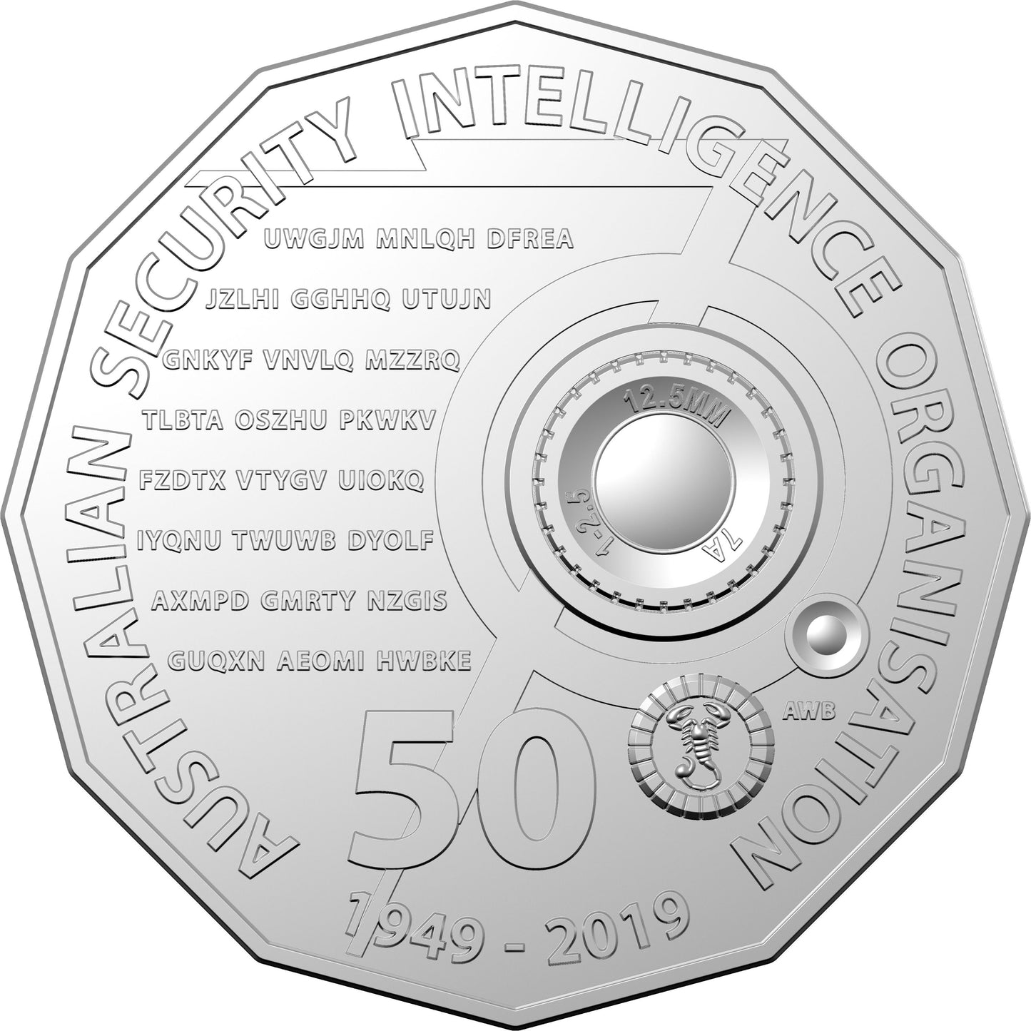 2019  50c Australian spies & Spooks - Mintage 20,000