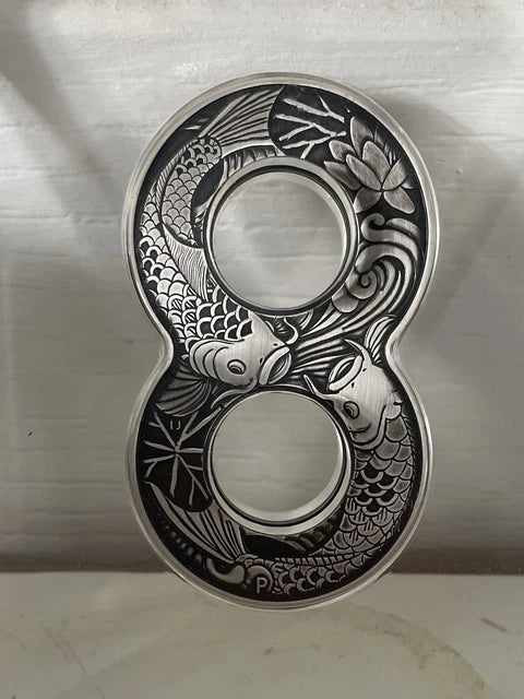 2019 2oz Figure 8 Koi - Mintage: 3,888