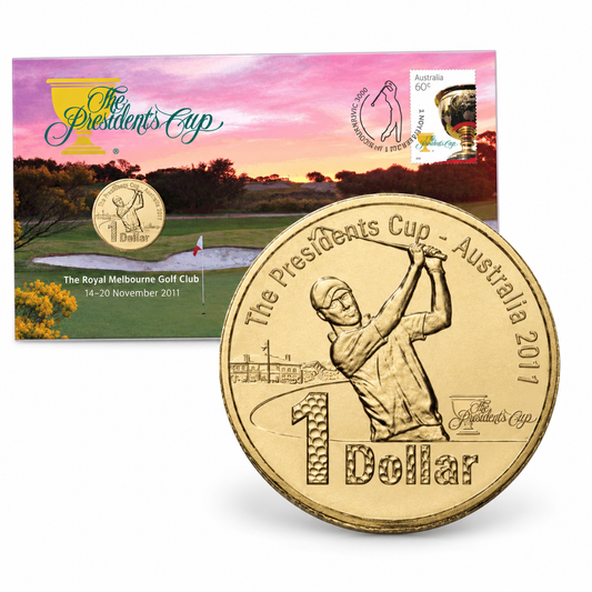 2011 $1 The Presidents Cup PNC - Mintage: 15,025