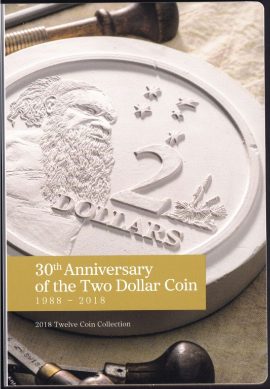 2018 30th Anniversary 12x UNC Coin Set (Red Poppy)