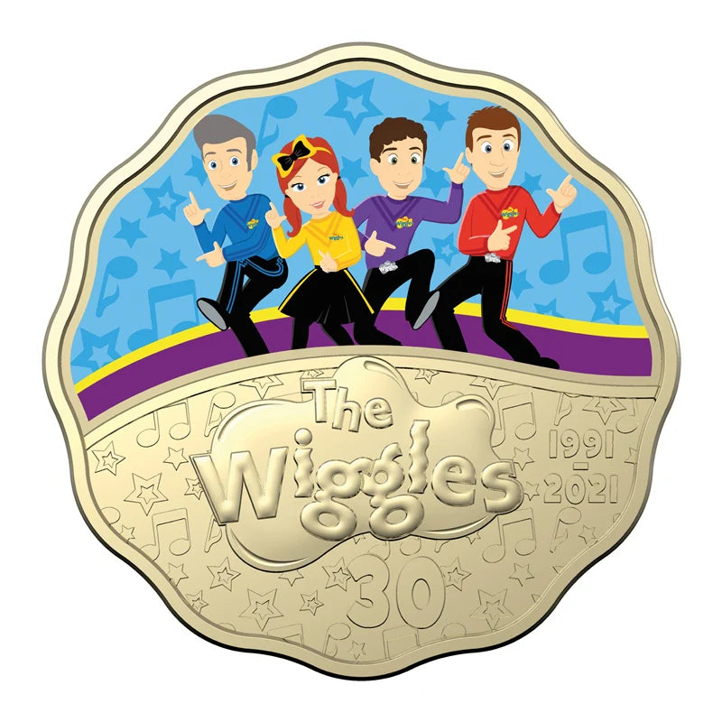 2021 The Wiggles 30 Years PNC - Mintage: 7500
