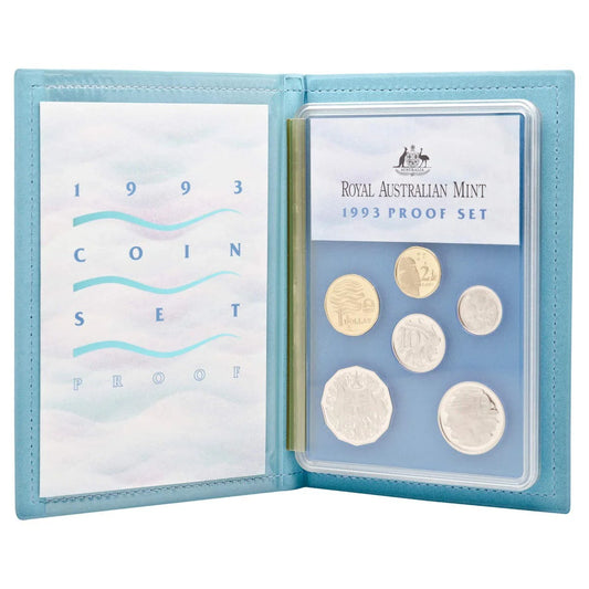1993 RAM Proof 6x Coin Set - Mintage: 40,255
