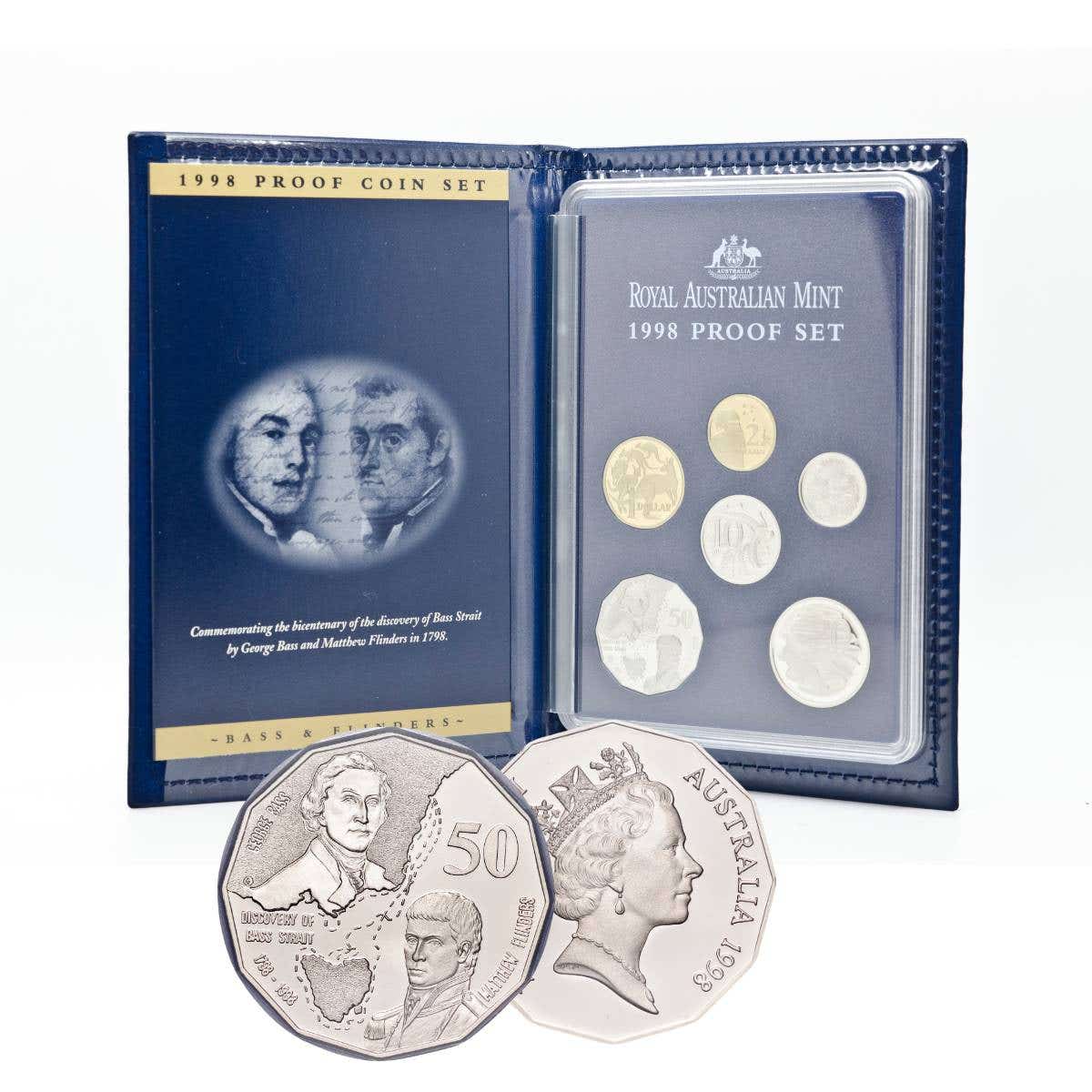 1998 RAM Proof 6x Coin Set - Mintage: 32,225