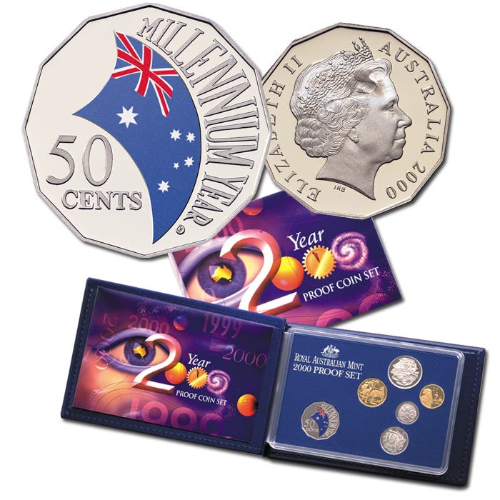 2000 RAM Proof 6x Coin Set - Mintage: 64,851