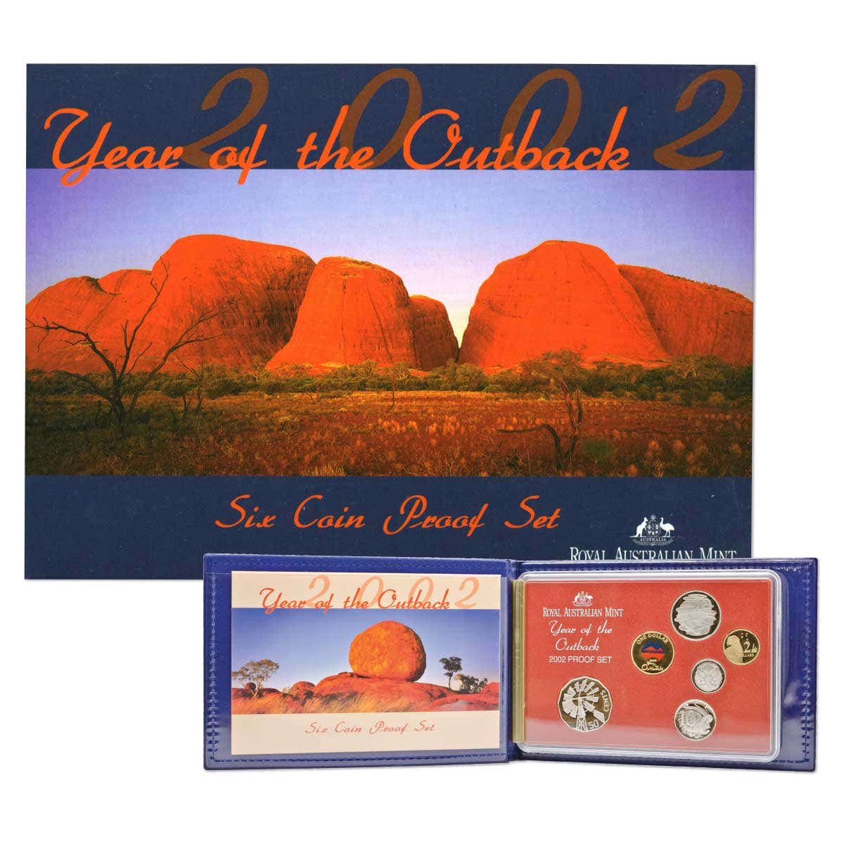 2002 RAM Proof 6x Coin Set - Mintage: 39,513