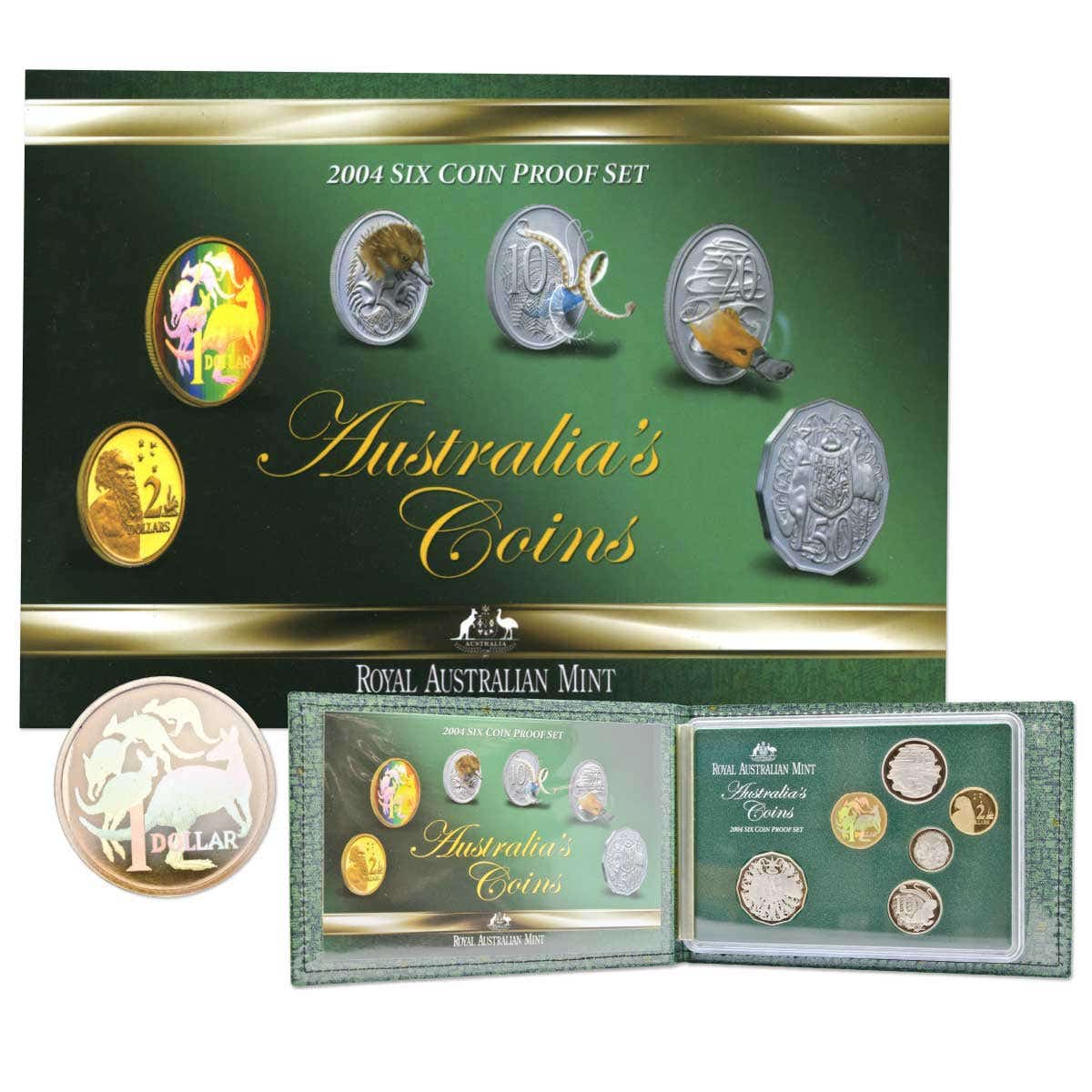 2004 RAM Proof 6x Coin Set - Mintage: 50,000