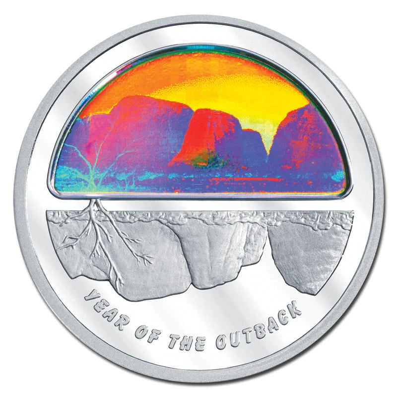 2002 1oz Silver Year Of The Outback Finale Coin - Mintage: 15,000